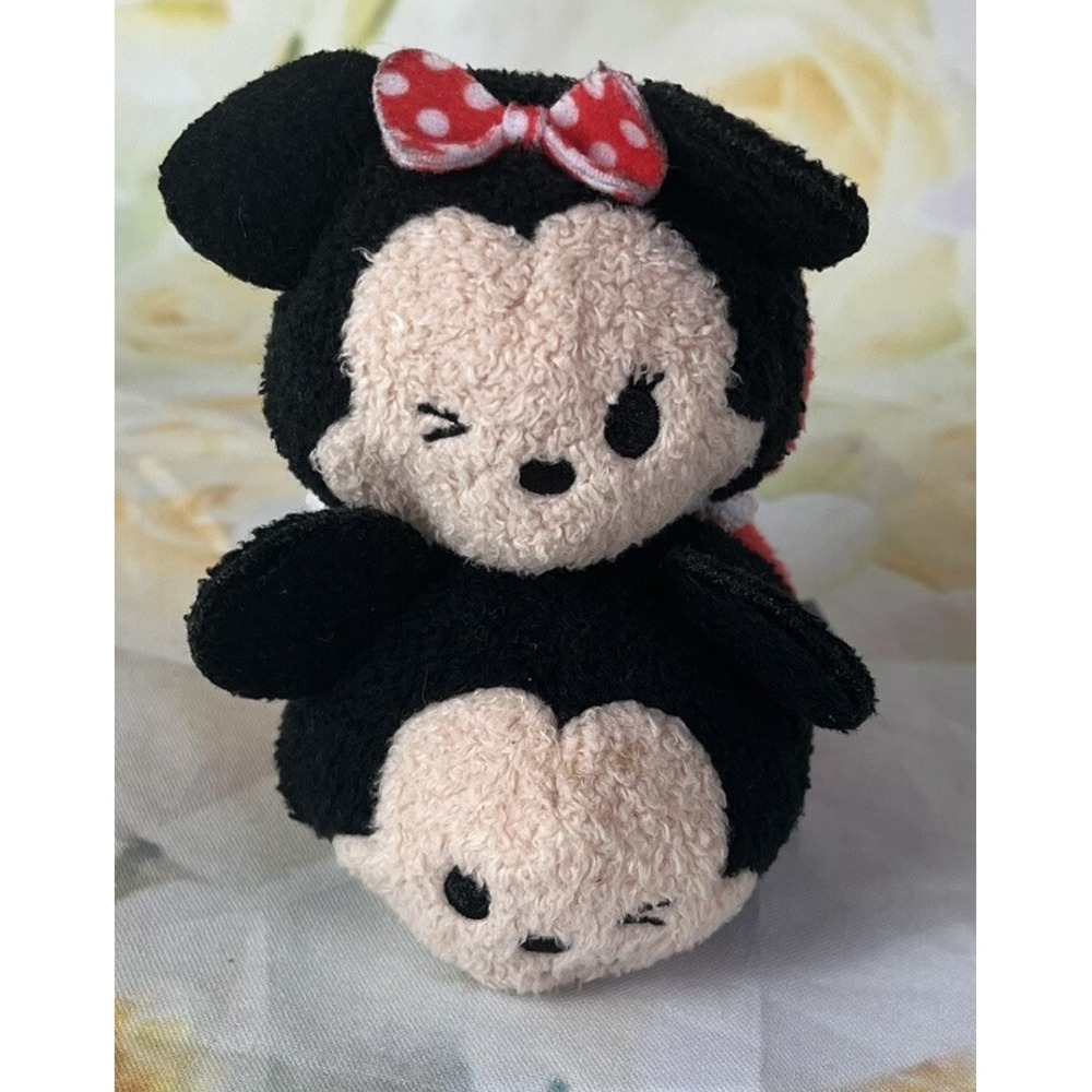 Mickey and Winking Minnie Mouse Disney Mini Tsum Tsum Plush Toys Stackable